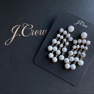 📍New J. Crew Candy dot chandelier earrings